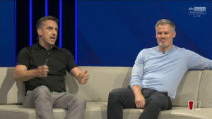 Gary Neville slammed Jamie Carragher's 'disrespectful' new season predictions on Monday Night Football in an unpleasant discussion.