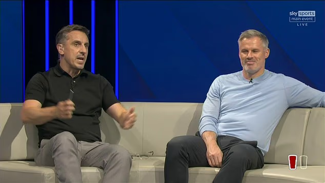 Gary Neville slammed Jamie Carragher's 'disrespectful' new season predictions on Monday Night Football in an unpleasant discussion.